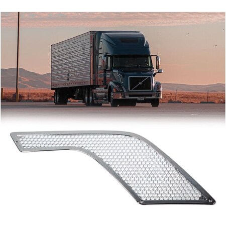 Mytee Products Replacement Front Right Side Hood Air Intake Vent Grille Fits for VNL Semitrucks GRILLE-AIV-VNL-0417R