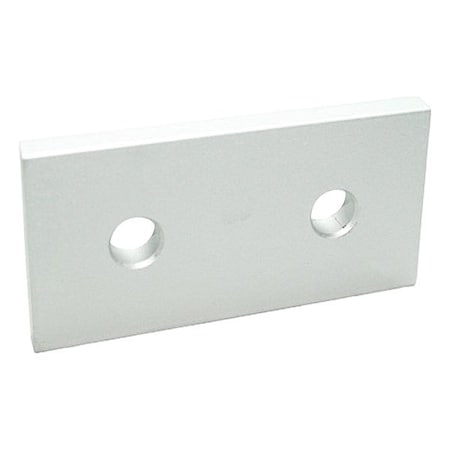 Faztek JoiningPlate, Aluminum, Clear, 3in, 11/2in 15JP4501