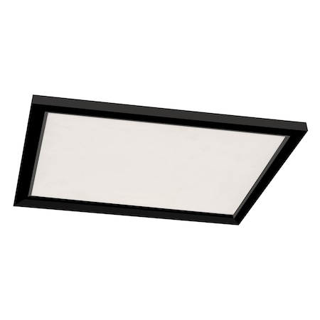 Afx Lugano LED Flush Mount - Black - 24" D x 24" W LGNL2424LAJD4BK
