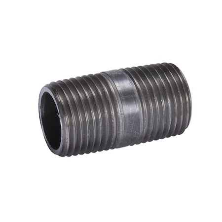 B & K Nipple 2-1/2Xclose Blk 350212XCL