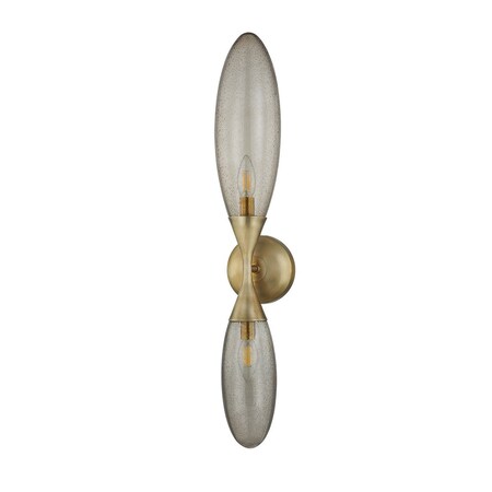Corbett Lighting Cordoba Wall Sconce in Vintage Brass 497-02-VB