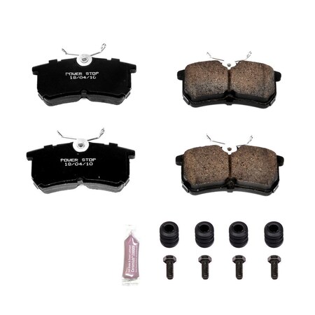 Powerstop Z23 Evolution Sport Carbon Fiber-Ceramic Brake Pads with Hardware Z23-886