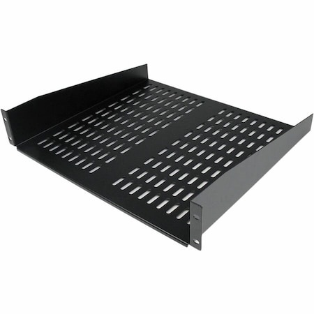 Startech.Com 2U 16in Universal Vented Rack Mount Cantilever Shelf - Fixed Server Rack Cabinet Shelf - 50lbs / CABSHELFV