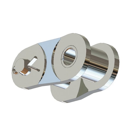 Senqcia Inspire Series SBR 60SSOL Single Strand Cottd Off Link, 60SS chain, .75P, 1.06 OAW, .234 Pin, 304SS S-60SSOL