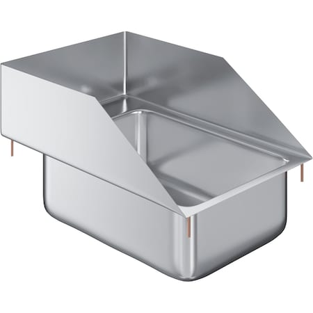 Amgood 18 in. x 12 in. Drop-In Stainless Steel Sink with 10 in. x 14 in. Bowl AMG SINK DIS S1C-10145S-NF-Z