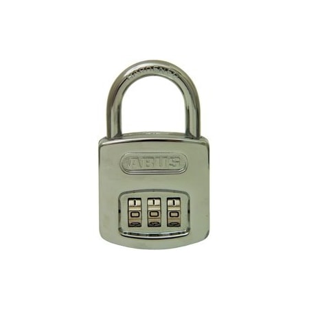 Abus Lock Co 3 Wheel Dial, Resettable Combo Padlock 160/40C
