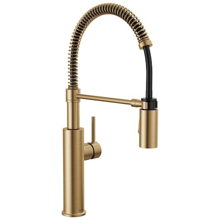 Delta Antoni Single-Handle Pull-Down Spring Kitchen Faucet 18803-CZ-DST