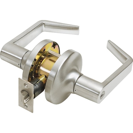 Tell Satin Chrome Entry Door Lever CL100011