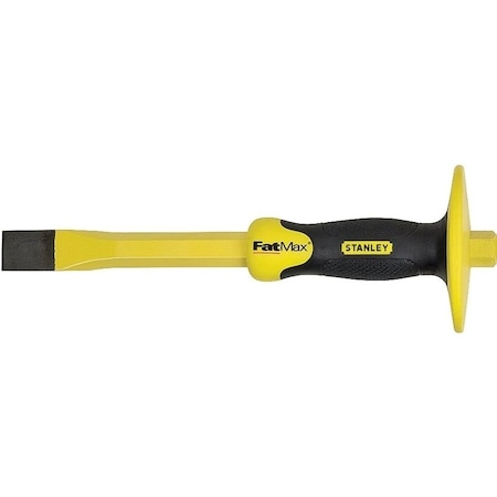 Fatmax STANLEY Cold Chisel with Guard, 1 in Tip, 12 in OAL, Steel Blade FMHT16494