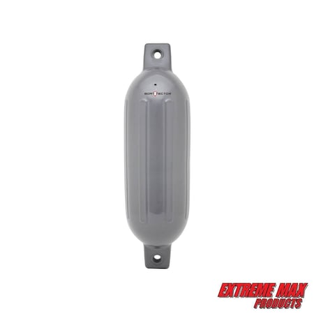 Extreme Max 3006.7429 BoatTector Inflatable Fender - 6.5" x 22", Gray 3006.7429