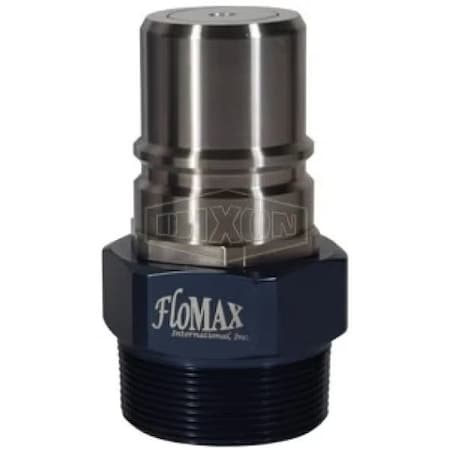Dixon FloMAX 2 pc Diesel Fuel Receiver, Adapter, Quick Connect Coupler x MNPT, Aluminum, Domestic FR-RS-R