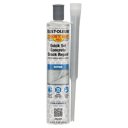 Rust-Oleum Concrete Repair Compound, 10 oz, Gray 392525