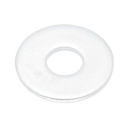 Zoro Select Flat Washer, For Screw Size #10 , PTFE Not Applicable Finish, 25 PK WASB#10RPTFE