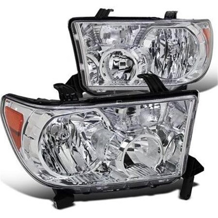 Overtime Headlights for 2007-2014 Toyota Tundra - Chrome OV520938