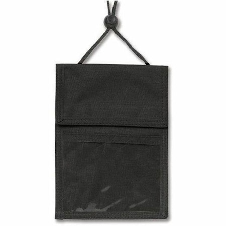 Brady All-In-One Holder - 7.25" x 5.18" - Nylon, Vinyl - 100 / Pack - Black, Clear 1860-2501