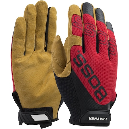 Boss Premium Pigskin Leather Palm with Mesh Fabric Back 120-ML1350T/M