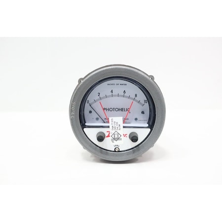 Dwyer Instruments PHOTOHELIC 0-10IN-H2O PRESSURE GAUGE A3010-NIST