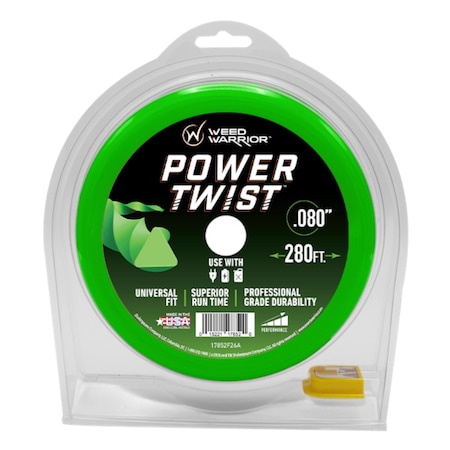 Weed Warrior Professional Grade.080 in. D X 280 ft. L Trimmer Line 17852