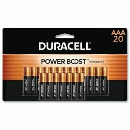 Duracell Duracell CopperTop Alkaline Battery, AAA 1.5V DC 20 PK MN2400B20Z