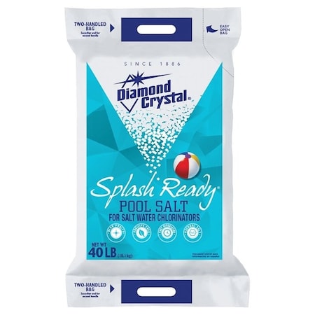 Cargill Cargill 100011437 Pool Salt, Crystalline, Halogen, 40 lb Bag 100011437