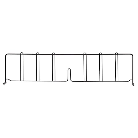 Quantum Storage Systems WIRE SHELVING SHELF DIVIDER BLACK 30in DIV30BK