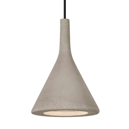 Besa Lighting Besa Gala Pendant, Tan, Black Finish, 1x 9W LED 1JT-GALATN-LED-BK