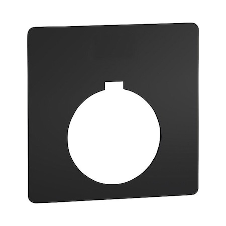 Square D Legend Plate, Square, Plastic 9001KN700BP