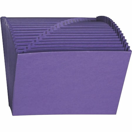 Smead Letter Recycled Expanding File, Purple SMD70721