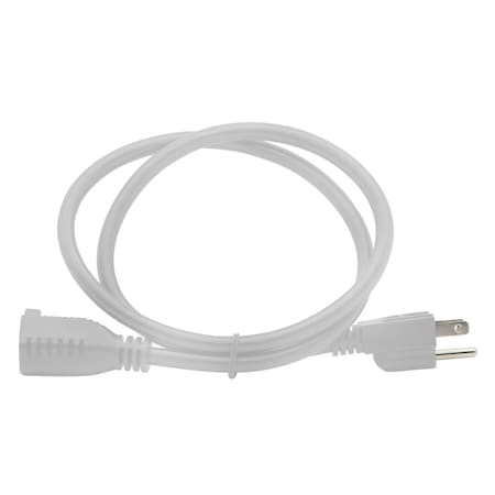 Newhouse Electric 3-foot White Power Extension Cord EXTCORD3FT-WH