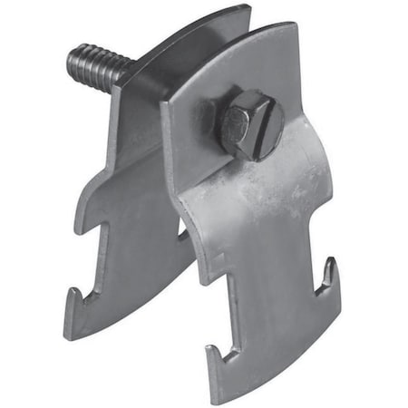 Newhouse Electric 1/2-in Universal Pipe Clamp for Strut Channel Accessory, Silver PC12