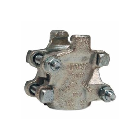 Dixon Valve Boss Clamps, 1 in Hose ID, 1 17/32 in-1 23/32 in Hose OD, Malleable Iron 238-BU14