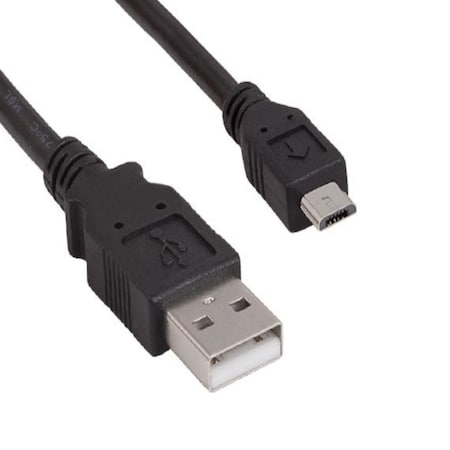 Sanoxy 15ft USB 2.0 A Male to Micro B Male Cable, Black SNX-CBL-LDR-U2103-1115