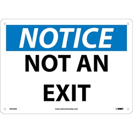 Nmc Notice Not An Exit Sign N324AB