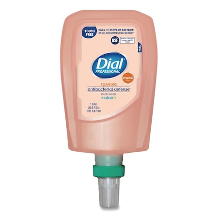 Dial Professional Antibacterial Foaming Hand Wash Refill for FIT Touch Free Dispenser, Original Scent, 1 L 16674EA