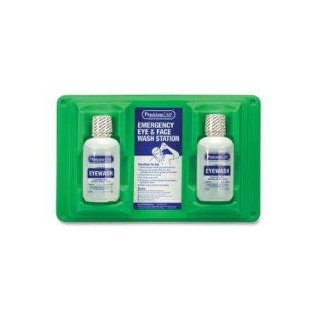 First Aid Only Eye and Skin Flush Emergency Station/Replacement Twin Bottle, 16 oz 579-24-102