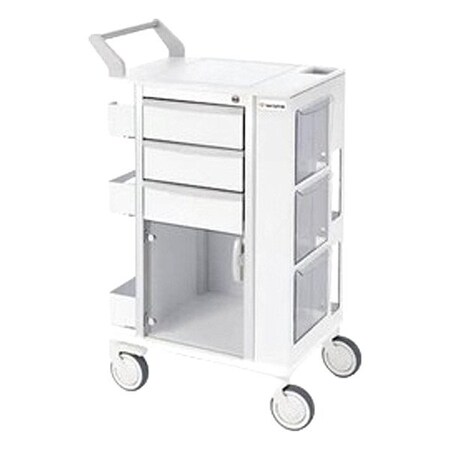 Marketlab Medical Procedure Cart, Aluminum, 42 in H 101878