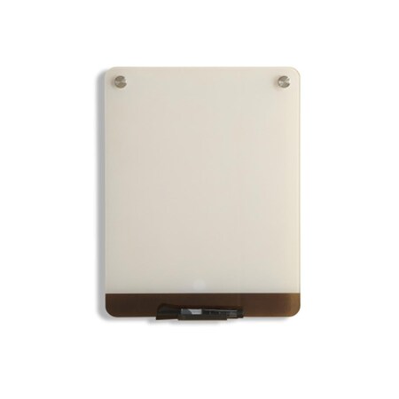 Paperperfect Clarity Glass Personal Dry Erase Boards, Ultra-White Backing - 12 x 16 in. PA730309