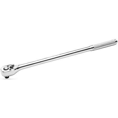 Perform Tool Ratchet 1/2 In Drive x 15 In Length; Quick Release Long Handle; 24 Teeth; Polished Nickel Chrome W32122