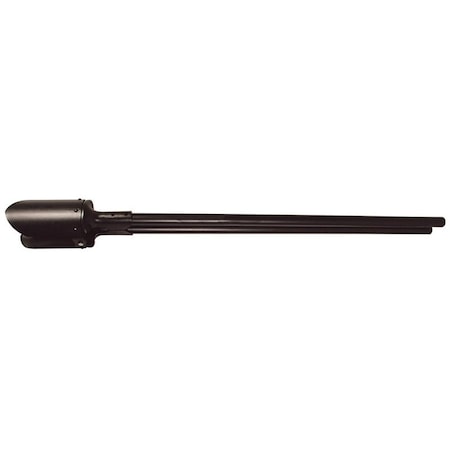 Razor-Back Post Hole Digger with Tubular Steel Handle, 1112 in L Blade, Riveted Blade, HCS Blade 78007