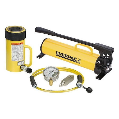 Enerpac Cylinder and Hand Pump Set, Single Acting SCR2514H