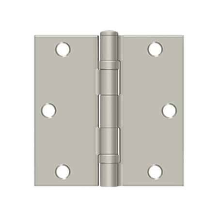 Deltana Satin Nickel Door and Butt Hinge S35BBU15-R