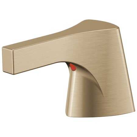 Delta Zura Metal Lever Handle Set - Bathroom Or Bidet In Champagne Bronze H274CZ