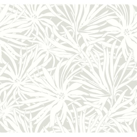 York Wallcoverings Floral Canopy Grey Wallpaper GN2572