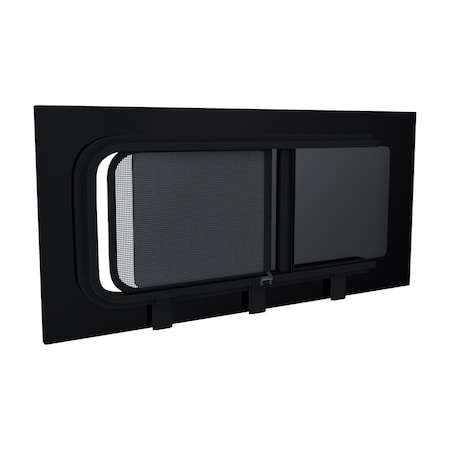 Brixwell 1403mm x 666mm Ram ProMaster Van Glass Window, Passenger 1st Half Slider with Internal Screen DTRAM017-INT