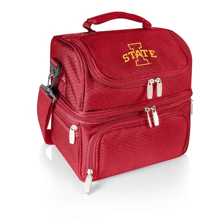 Picnic Time Family Of Brands NCAA Iowa State Cyclones Pranzo Lunch Bag - Insulated Lunch Box with Picnic Set 512-80-100-234-0