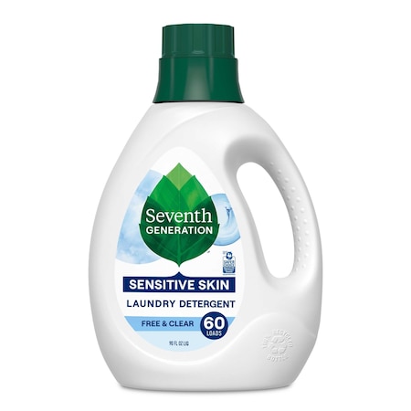 Seventh Generation Free and Clear Liquid Laundry Detergent, 90 Ounce, 4PK 64353519