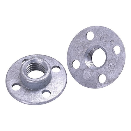 3M Fiber Disc Retainer Nut, 1/2"L, 4"W, PK10 05621