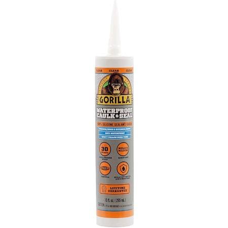 Gorilla Glue 10 Oz. Clear Caulk & Seal 108311