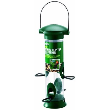 Gardman Usa Gardman Premium Flip Top Funky Seed Feeder, Green - Large 80187