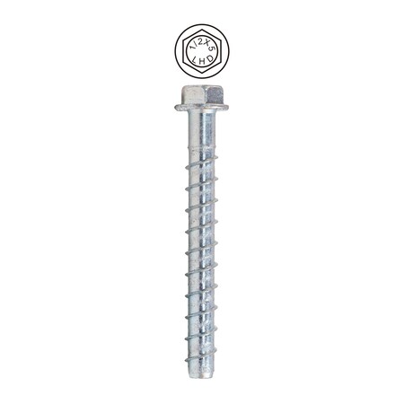 Dottie 1/2in x 5in Hex Head Concrete Screw Bolt, 25PK CSB12500